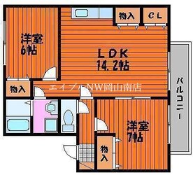 大安寺駅 徒歩4分 1階の物件間取画像